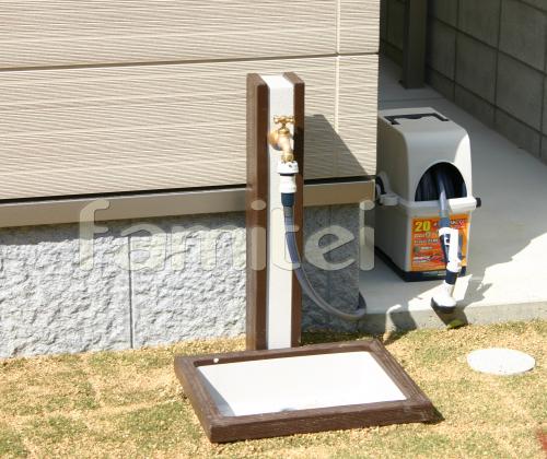 おしゃれ立水栓 施工例 おしゃれ立水栓 施工例