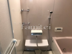 ワイドカウンター 収納棚クリアタイプ 洗い場用サーモ水栓 KF9032S