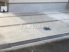 駐車場ガレージ床 土間コンクリート レンガ目地 ユニソン ミルドブリック