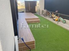床タイル張り 名古屋モザイク 木製調ラスティックウッズII 木調 大判サイズ スチール 物置 イナバ シンプリー 1740×755×1903 MJX-177E