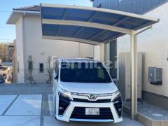 カーポート YKKAP レイナポートグラン 1台用(単棟) R型アール屋根