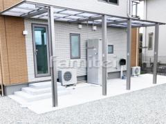 1階テラス屋根 (雨除け) LIXIL 独立式フーゴFテラス フラット屋根 独立式 スタンダード