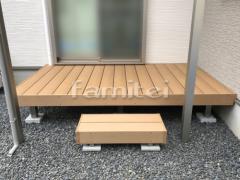 人工木材ウッドデッキ LIXILリクシル 樹ら楽ステージ(きらら) 樹脂 独立ステップ1段