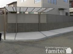 カーポート1台 (単棟) LIXIL ネスカF フラット屋根