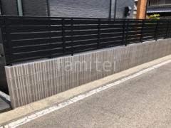 アルミ形材 フェンス LIXIL AB YS3型 横スリット3 目隠し ブロック塀 (化粧ブロック) ユニソン アルタ