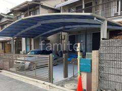 カーポート3台 (横ワイド トリプル) YKKAP アリュース アール屋根