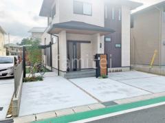 駐車場ガレージ床 土間コンクリート 砂利目地