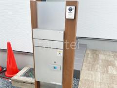 宅配ボックス門柱 (機能門柱 ) YKKAP 木製調 ルシアスポストユニットPB01型