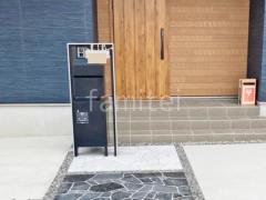 宅配ボックス門柱 (機能門柱 ) 三協アルミ フレムス クラシック1型 パターンB