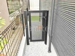 片開き 門扉 LIXIL AB YR2型 細横桟