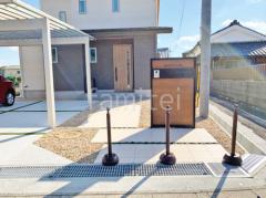機能門柱 照明なし YKKAP 木製調 ルシアスウォールHF01型