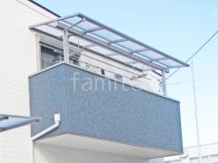 2階ベランダ屋根 LIXIL スピーネF フラット屋根 スタンダード 壁付