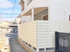 1階テラス屋根 (雨除け) タカショー フル木製調Sポーチ テラス フラット屋根 スタンダード 壁付
