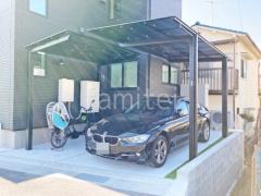 カーポート1台 (単棟) LIXIL ネスカF フラット屋根 サイクルポート 自転車バイク屋根 LIXIL ネスカF ミニ フラット屋根