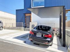 カーポート1台 (単棟) LIXIL カーポートSC フラット屋根 吊り下げ屋根