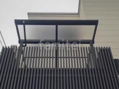 2階ベランダ屋根 YKKAP ソラリアF フラット屋根 スタンダード 壁付