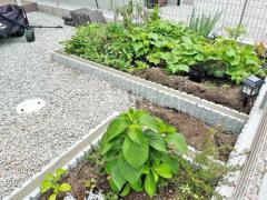 化粧ブロック花壇 ユニソン リブスプリット