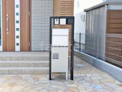 宅配ボックス門柱 (機能門柱 ) 三協アルミ フレムス クラシック1型 パターンB