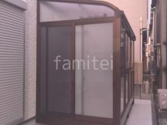 引き戸 樹脂デッキ サンルーム(テラス囲い) YKKAP ソラリアR アール屋根