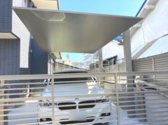 カーポート1台 (単棟) LIXIL カーポートSC フラット屋根 吊り下げ屋根