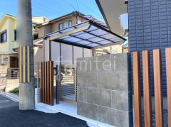 サイクルポート 自転車バイク屋根 LIXIL ネスカF ミニ フラット屋根