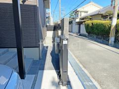 片開き 伸縮門扉 四国化成 クレディアコー1型