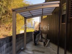 サイクルポート 自転車バイク屋根 LIXIL ネスカR アール屋根