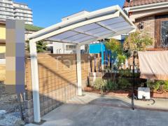 サイクルポート 自転車バイク屋根 LIXIL ネスカR アール屋根