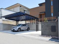 新築シンプル オープン外構