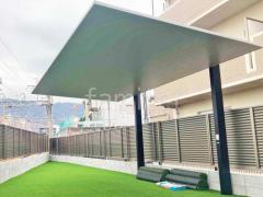 カーポート1台 (単棟) LIXIL カーポートSC フラット屋根 吊り下げ屋根