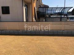 アルミ形材 フェンス LIXIL AB YS3型 横スリット3 目隠し ブロック塀 (化粧ブロック) 太陽エコブロックス 普通CB