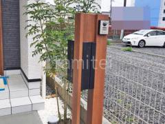 シンボルツリー シマトネリコ 機能門柱 照明なし YKKAP ルシアスポストユニットSE01型