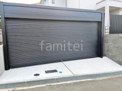 独立シャッター2台ワイド LIXIL シャッターS Fタイプ 電動式