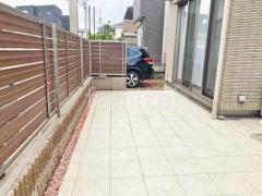 タイルデッキ 壁3面 LIXIL グレイスランド ベーシック