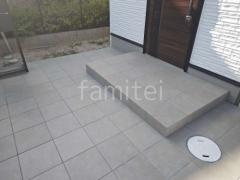 玄関アプローチ床 タイル貼り LIXIL パセオ