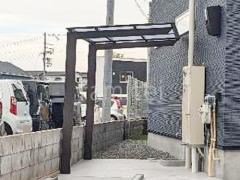 サイクルポート 自転車バイク屋根 LIXIL ネスカF フラット屋根