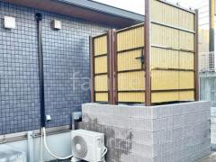 人工竹垣 タカショー eバンブーユニット 建仁寺垣 化粧ブロック ユニソン ジャスティ