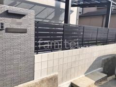 アルミ形材 フェンス LIXIL AB YS3型 横スリット3 目隠し ブロック塀 (化粧ブロック) ユニソン シルマ