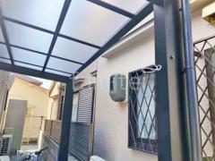 1階テラス屋根 (雨除け) YKKAP 独立式 レセパ Lタイプ フラット屋根 独立式 スタンダード