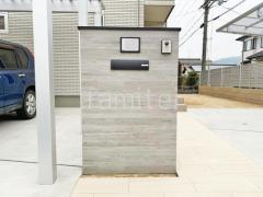 門柱 壁タイル貼り タカショー セラウォール 郵便受けポスト 施主支給