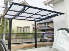 サイクルポート 自転車バイク屋根 LIXIL ネスカF ミニ フラット屋根