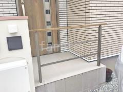 独立 手摺り(手すり) LIXIL 木製調アーキレール