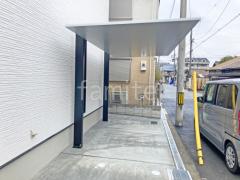 カーポート1台 (単棟) LIXIL カーポートSC フラット屋根 吊り下げ屋根