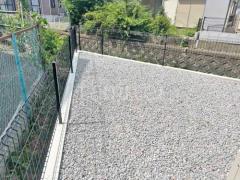 伊吹砂利敷き 防草シート加工