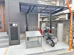 サイクルポート 自転車バイク屋根 LIXIL ネスカF ミニ フラット屋根