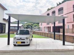 カーポート2台(ワイド) ツイン LIXIL カーポートSC フラット屋根 吊り下げ屋根