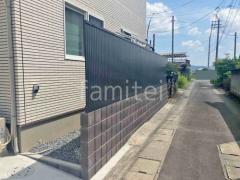 目隠しフェンス塀 LIXIL AB TM1型 化粧ブロック 太陽エコブロックス グリッド200