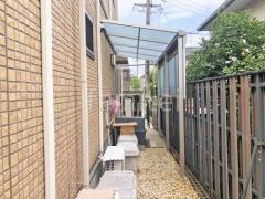 1階テラス屋根 (雨除け) YKKAP ソラリアF フラット屋根 スタンダード 壁付