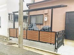 1階テラス屋根 (雨除け) YKKAP ソラリアF フラット屋根 スタンダード 壁付