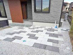 平板敷き (床平板貼り) 東洋工業 プラーガペイブ 600×300角 石・ストーン調